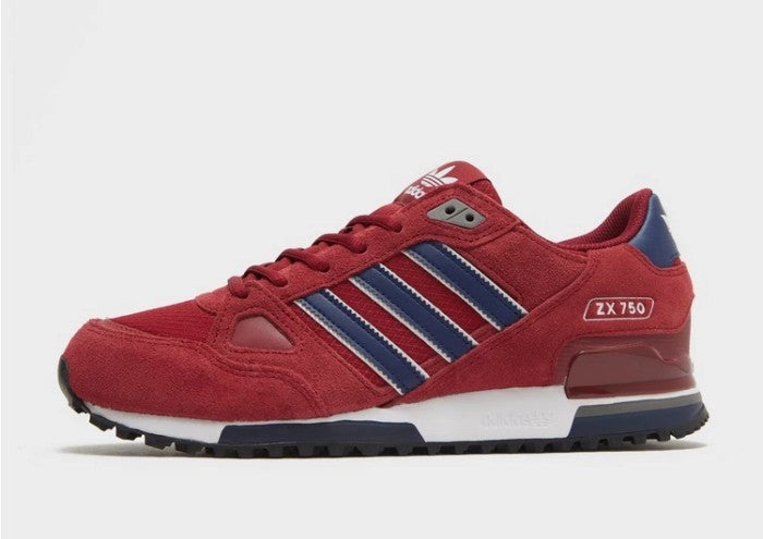Adidas ZX 750 Light Maroon Ink Navy White Exclusive