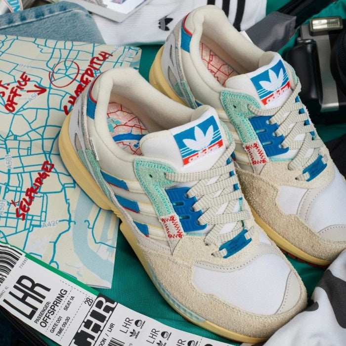 adidas Zx 9000 Trainers Os White Cream White Mint Original