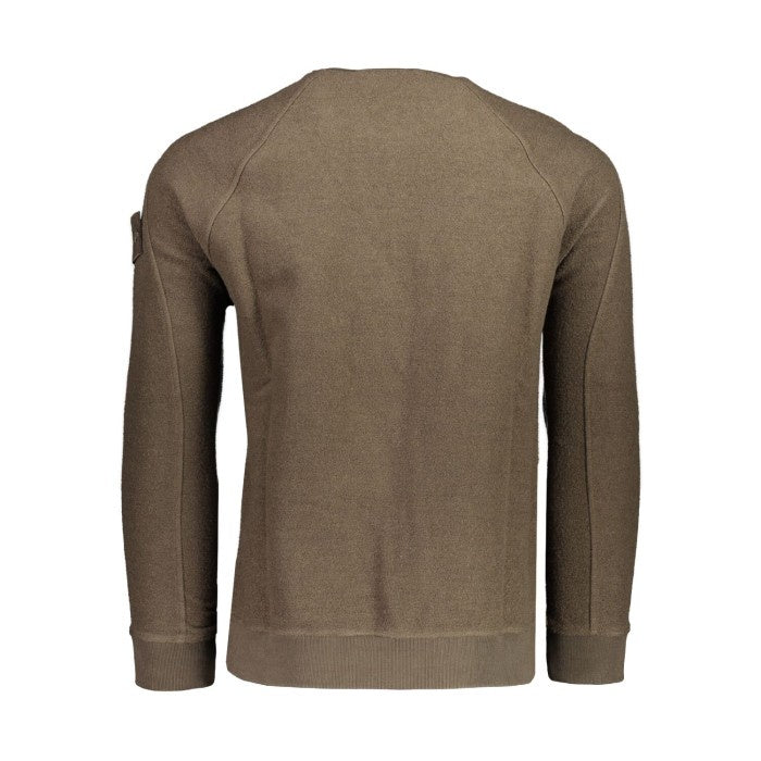 Stone Island Ghost Piece Fleece Sweatshirt Military Green