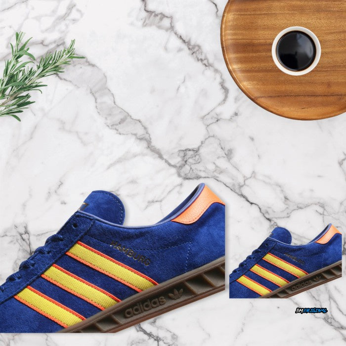 Adidas Hamburg OG Blue Yellow Orange CW DUBLIN Exclusive ORIGINAL