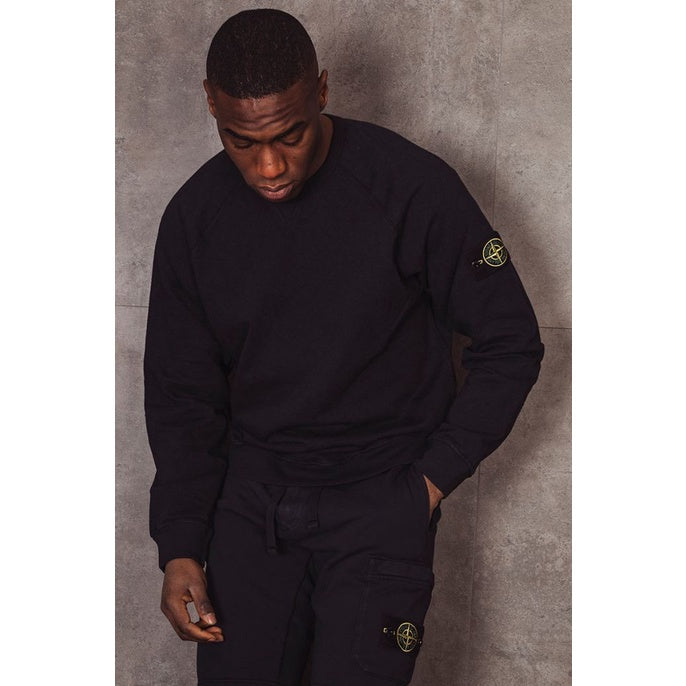 Stone Island Sweatshirt Old effect Garment Dyed Navy ORIGINAL 66360
