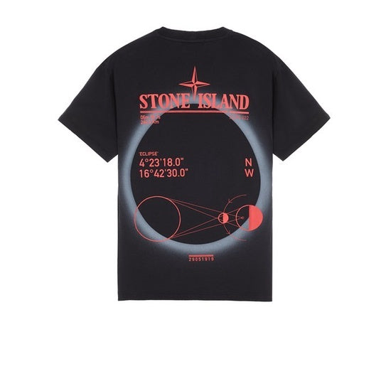 Stone Island 2NS97 30/1 T-shirt Cotton Jersey Black ORIGINAL