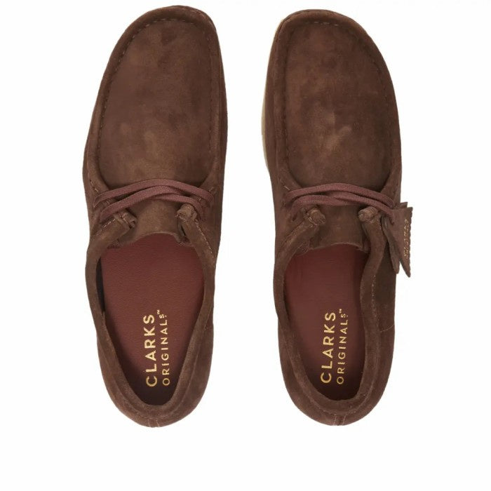 CLARKS ORIGINALS WALLABEE DARK BROWN SUEDE