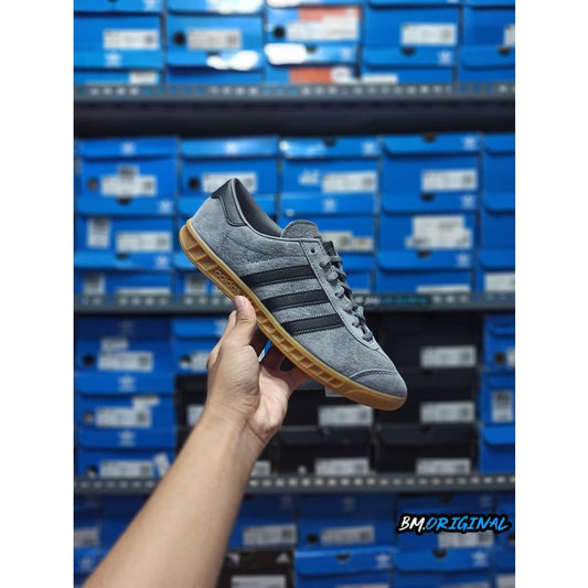 Adidas Hamburg OG Grey Three Black Gumsole ORIGINAL GW5751