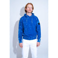 STONE ISLAND HOODED SWEATER Off Mid Blue ORIGINAL MO761561338-V0046