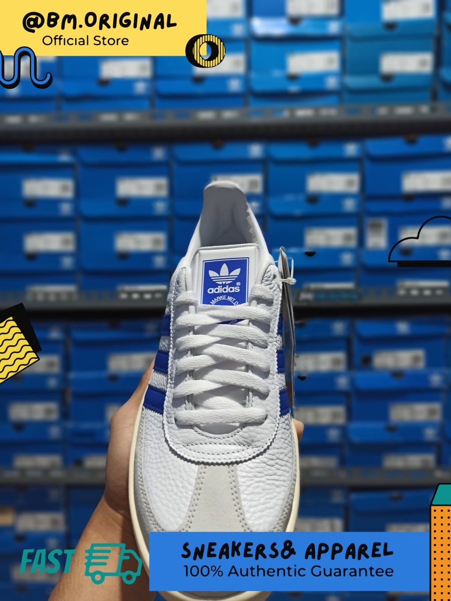 Adidas Barcelona White List Blue City Series ORIGINAL FV1195 BM STORE ORIGINAL FOOTWEAR