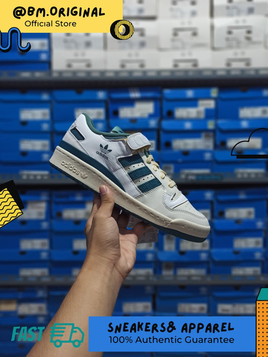 Adidas Forum 84 Low White Wild Teal ORIGINAL GX4536