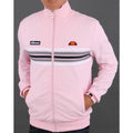 ELLESSE 5 STRIPE TRACK TOP PINK 80s Casual ORIGINAL