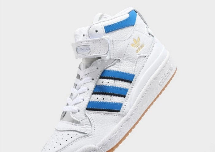 Adidas Forum Mid White Blue Black Gold Gumsole Exclusive