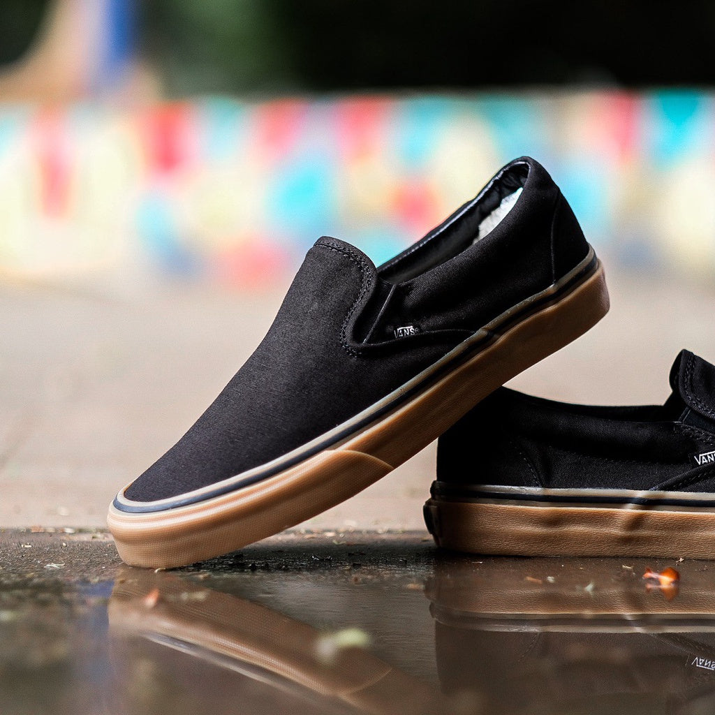Vans Slip On Classic Black / Gum ORIGINAL