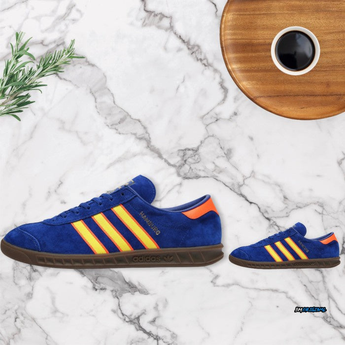 Adidas Hamburg OG Blue Yellow Orange CW DUBLIN Exclusive ORIGINAL