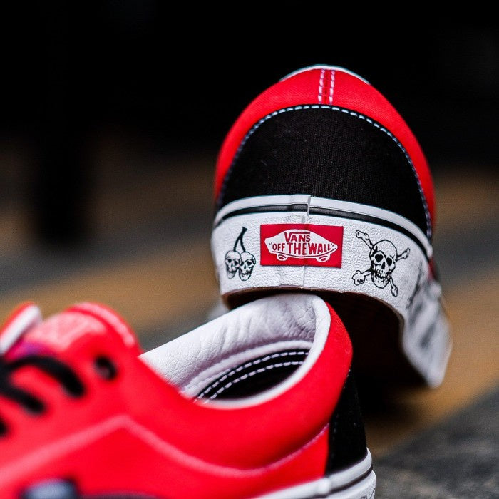 Vans Era New Varsity Black / High Risk Red ORIGINAL