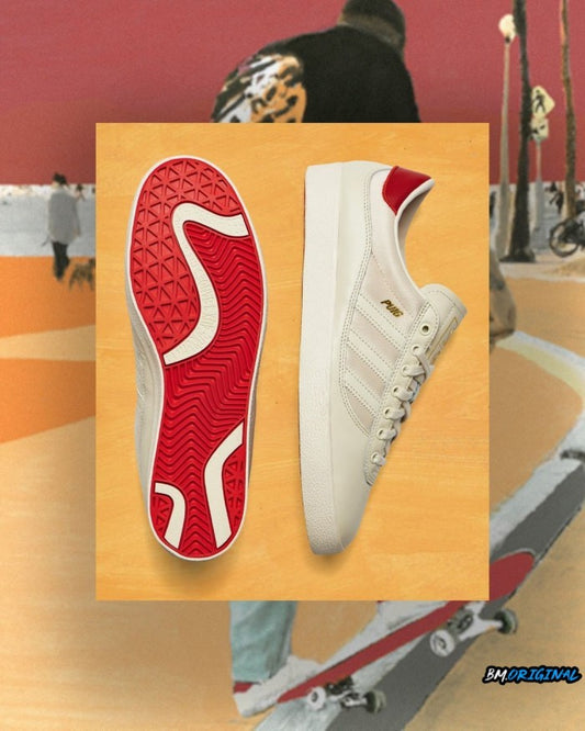 Adidas Puig Indoor Cream White Scarlet ORIGINAL GW3150