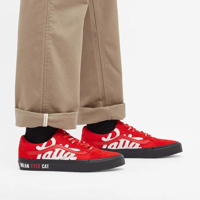 VANS VAULT X PATTA UA OLD SKOOL LX HIGH RISK RED BLACK VN0A4BVF5X8