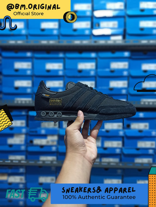 Adidas Kegler Super Black Gold Metallic Exclusive