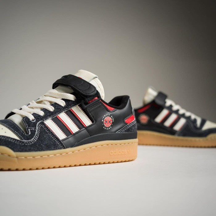 ADIDAS X MIDWEST KIDS FORUM 84 LOWBLACK WHITE ORIGINAL GW0035