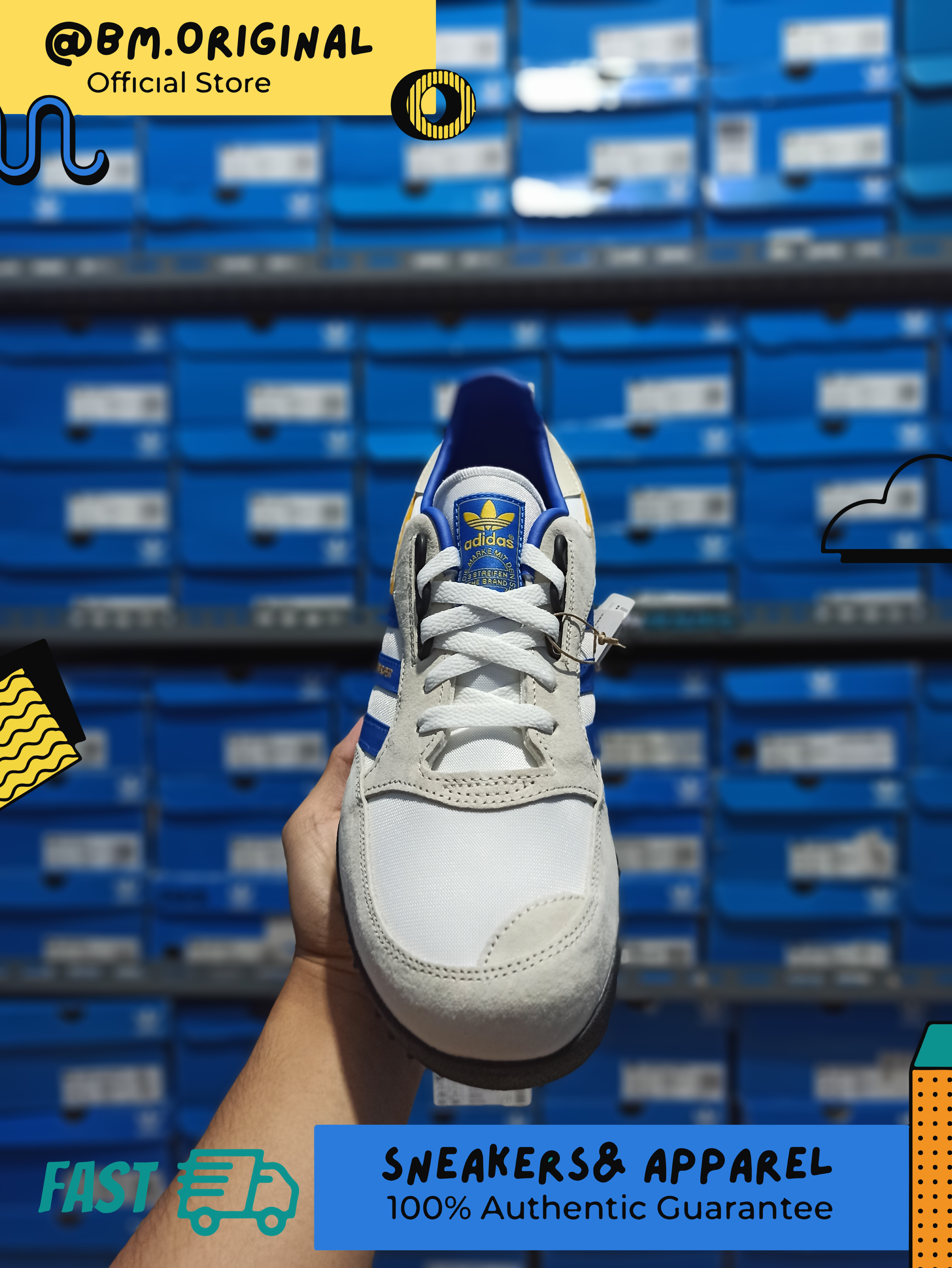 Adidas Boston Super x Marathon White Blue ORIGINAL FY3659