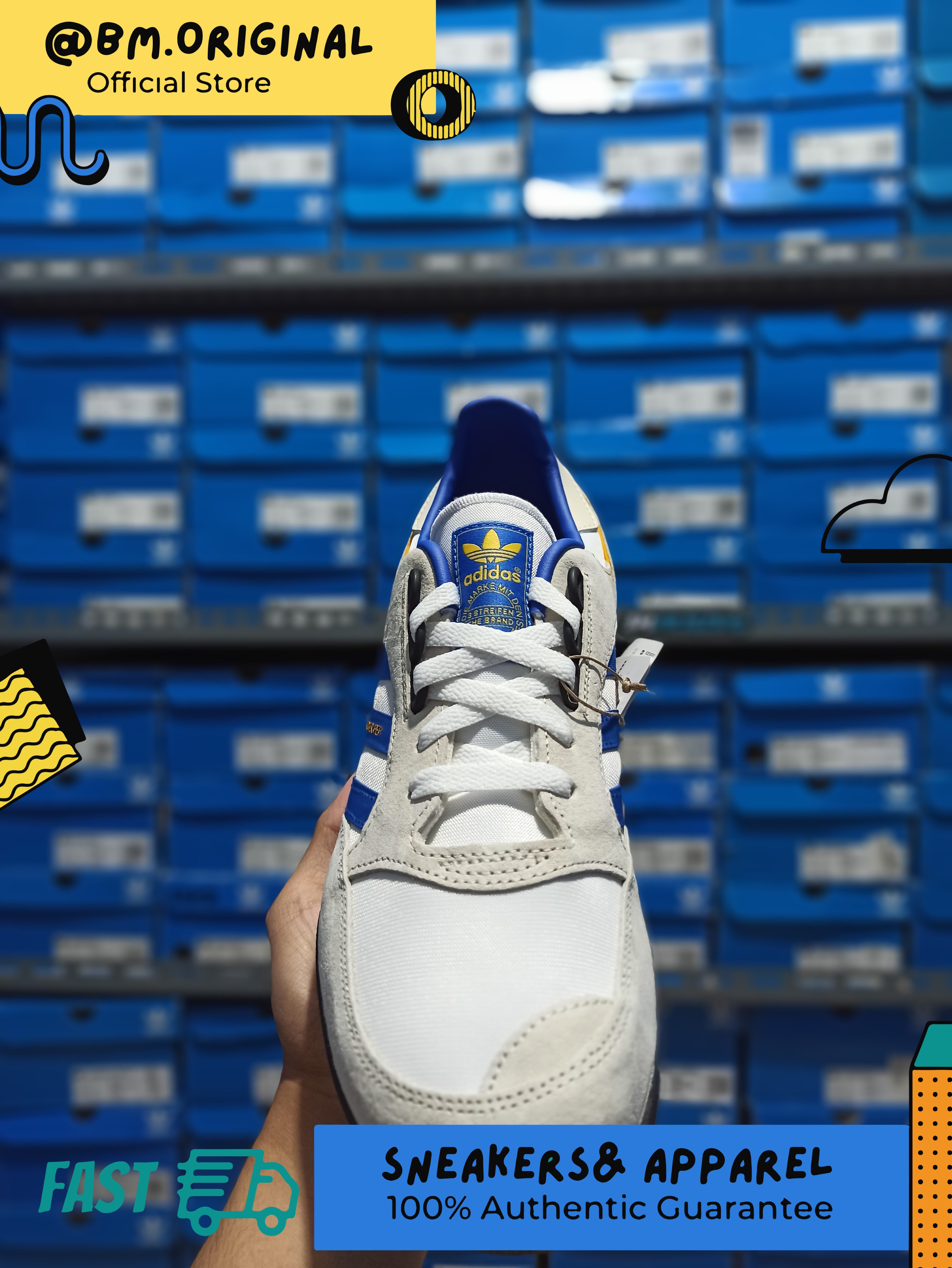 Adidas Boston Super x Marathon White Blue ORIGINAL FY3659