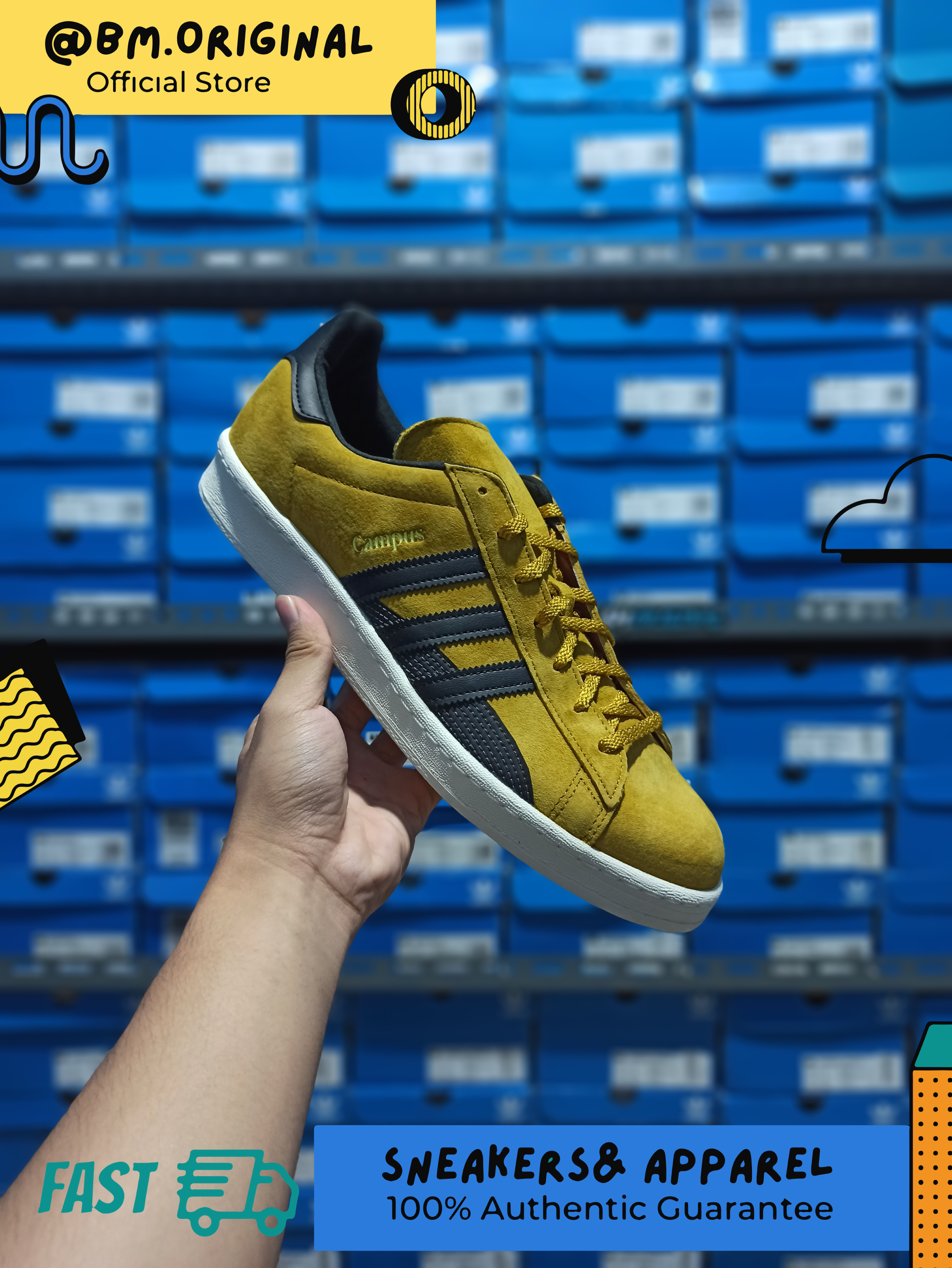 Adidas Campus 80s Pantone Core Black Off White GY4594