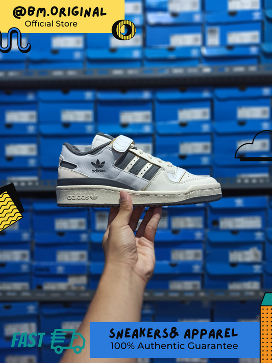 Adidas Forum 84 Low Off White Grey Four Cloud White HQ4374