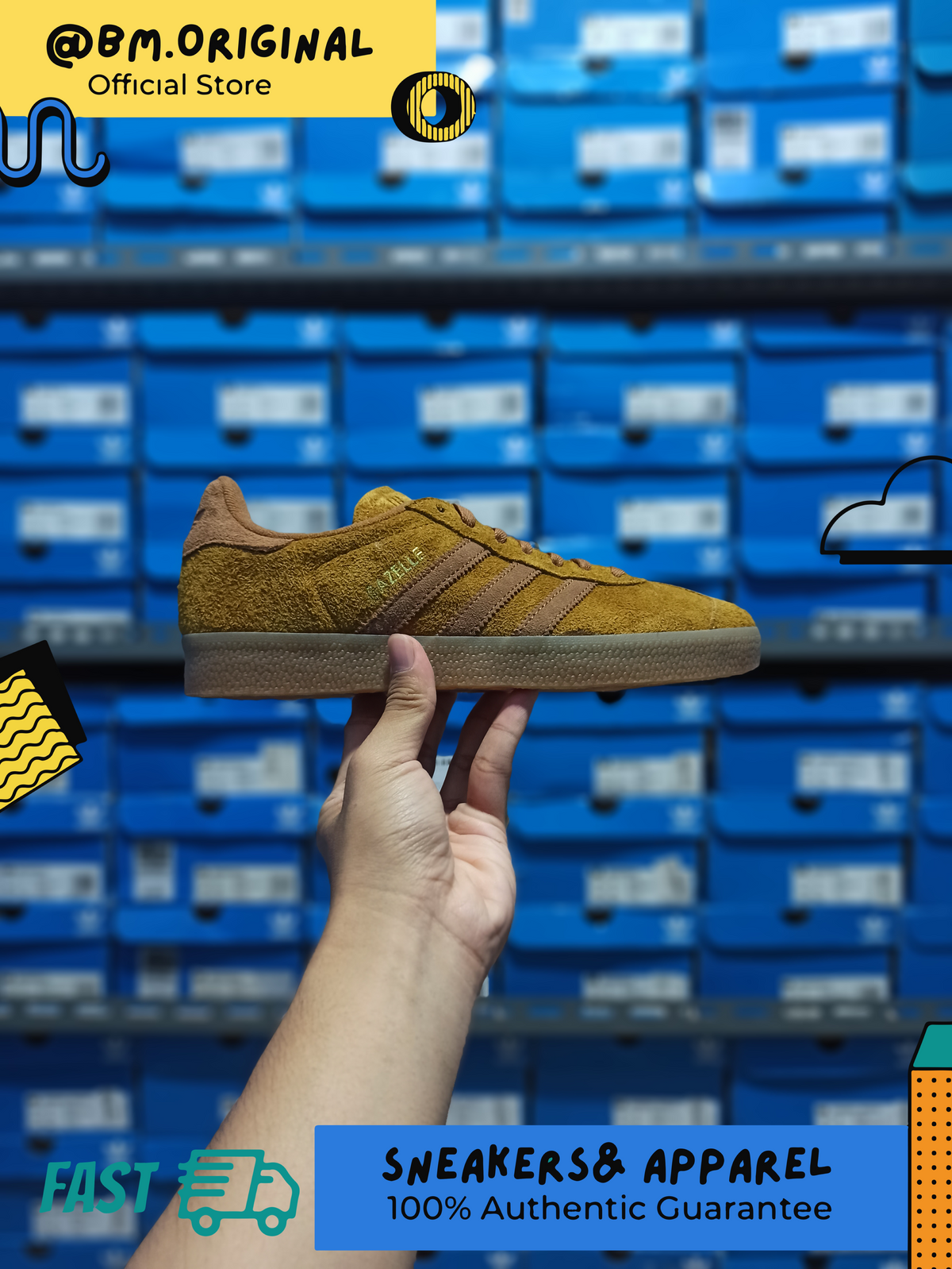 Adidas Gazelle Bronze Strata Pantone Gum GY7370
