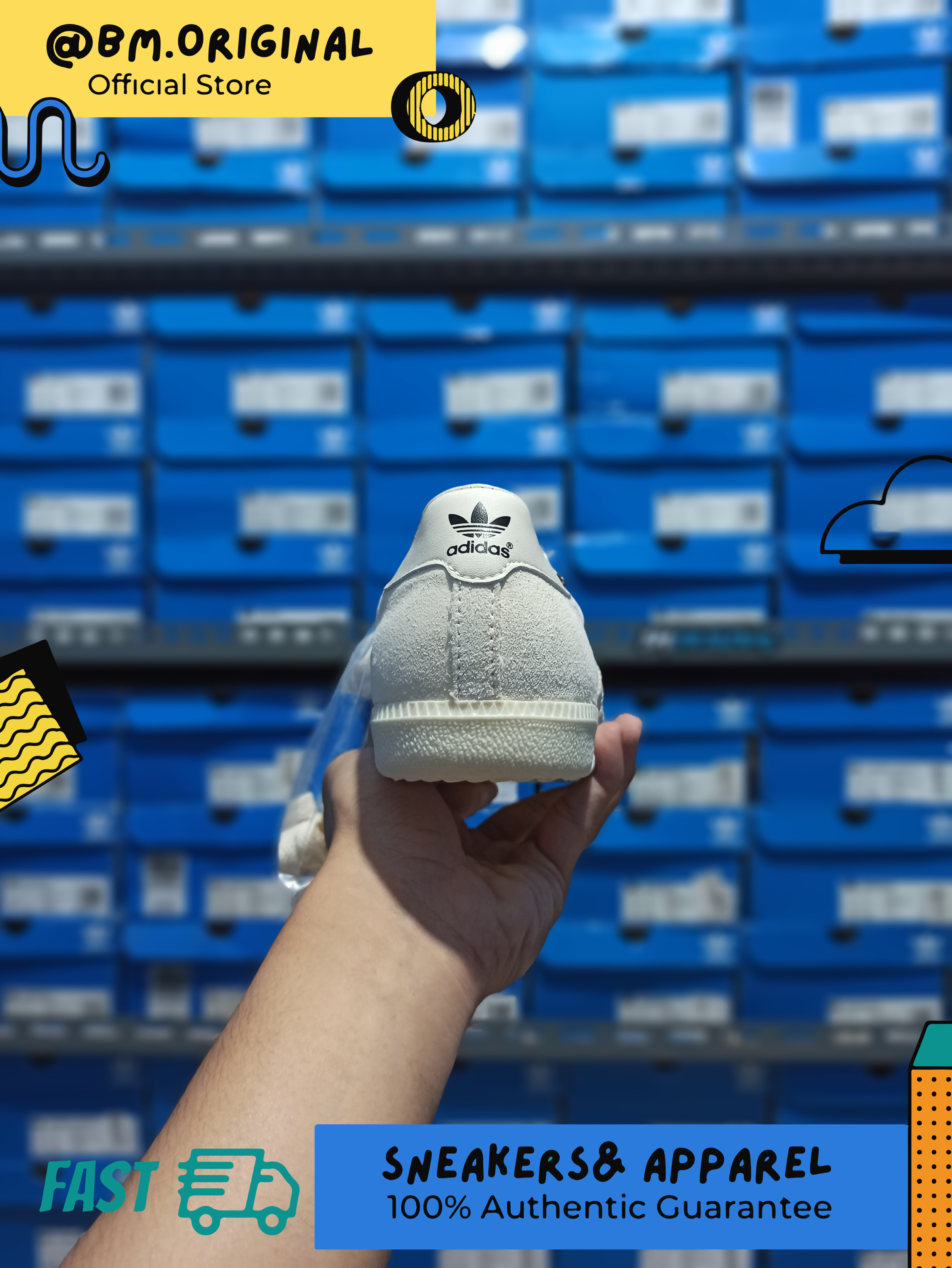 Adidas Liam Gallagher SPZL LG SPZL Chalk White ORIGINAL EE8789