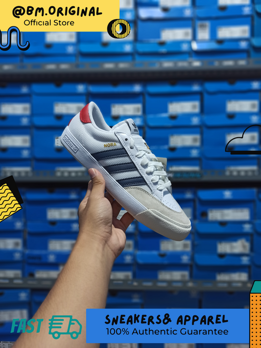 Adidas Nora Skateboarding White Shadow Navy Scarlet GY6967