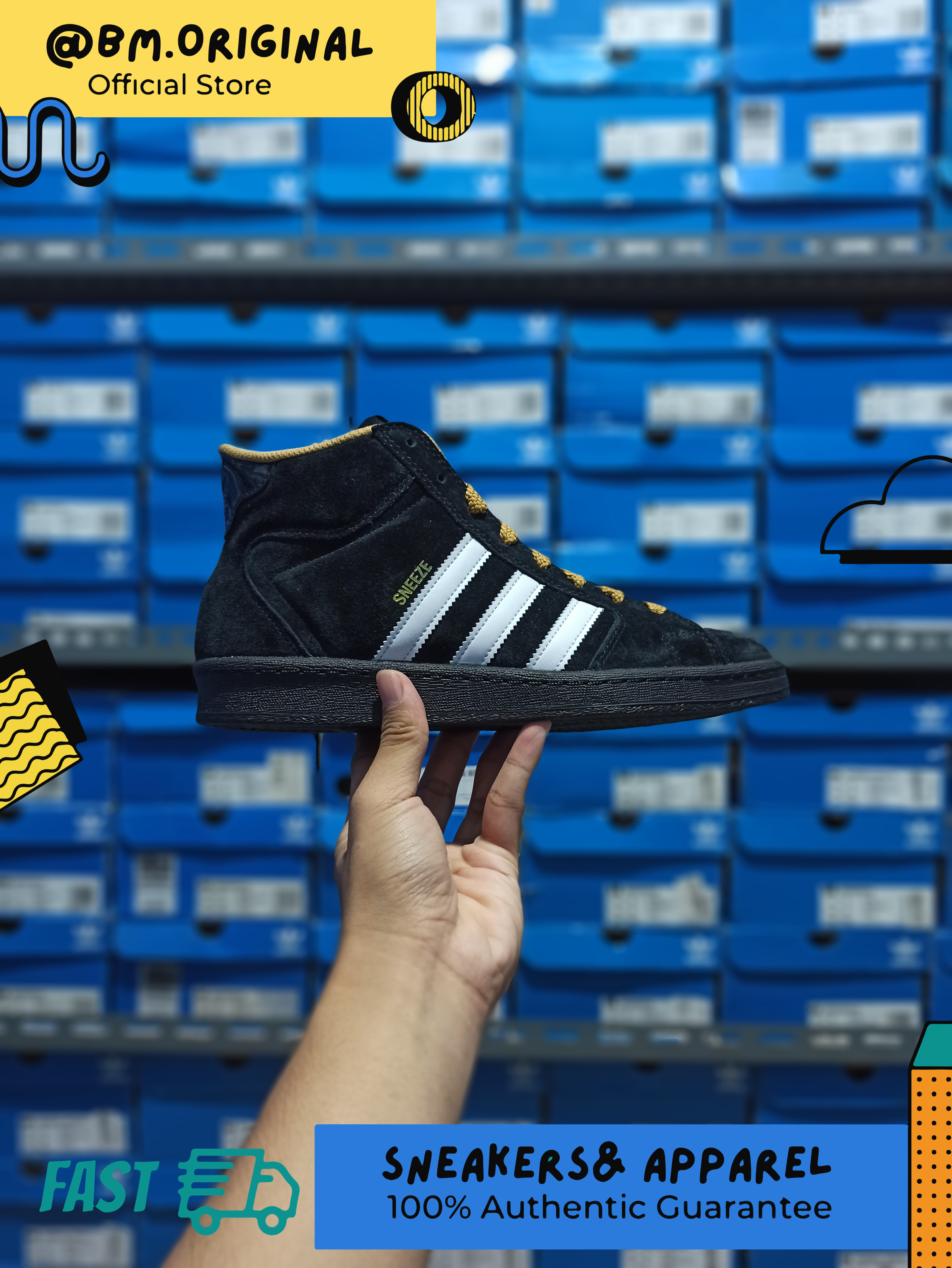 Adidas Sneeze Superskate Core Black Cloud White Golden Beige IF2703