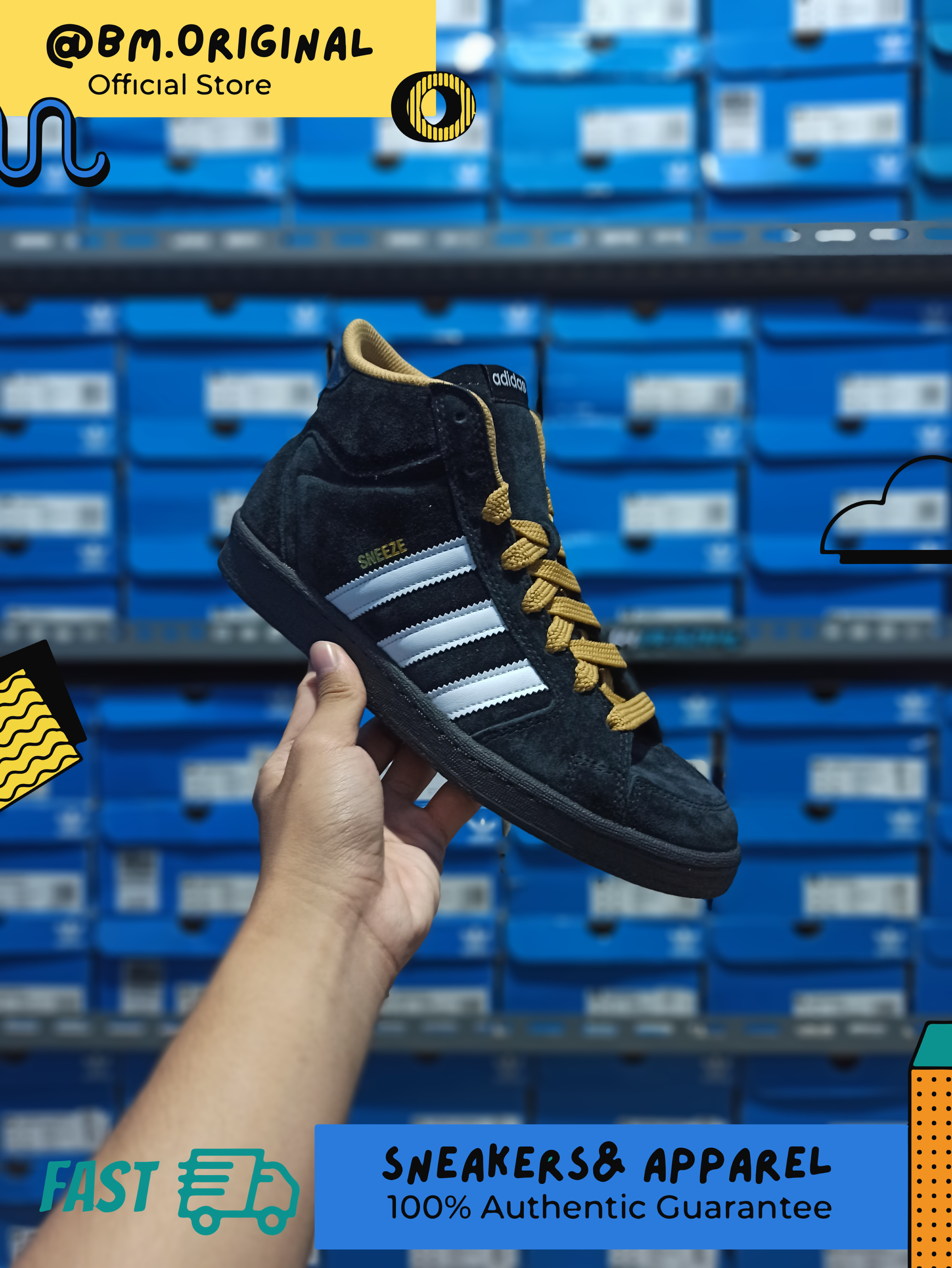 Adidas Sneeze Superskate Core Black Cloud White Golden Beige IF2703