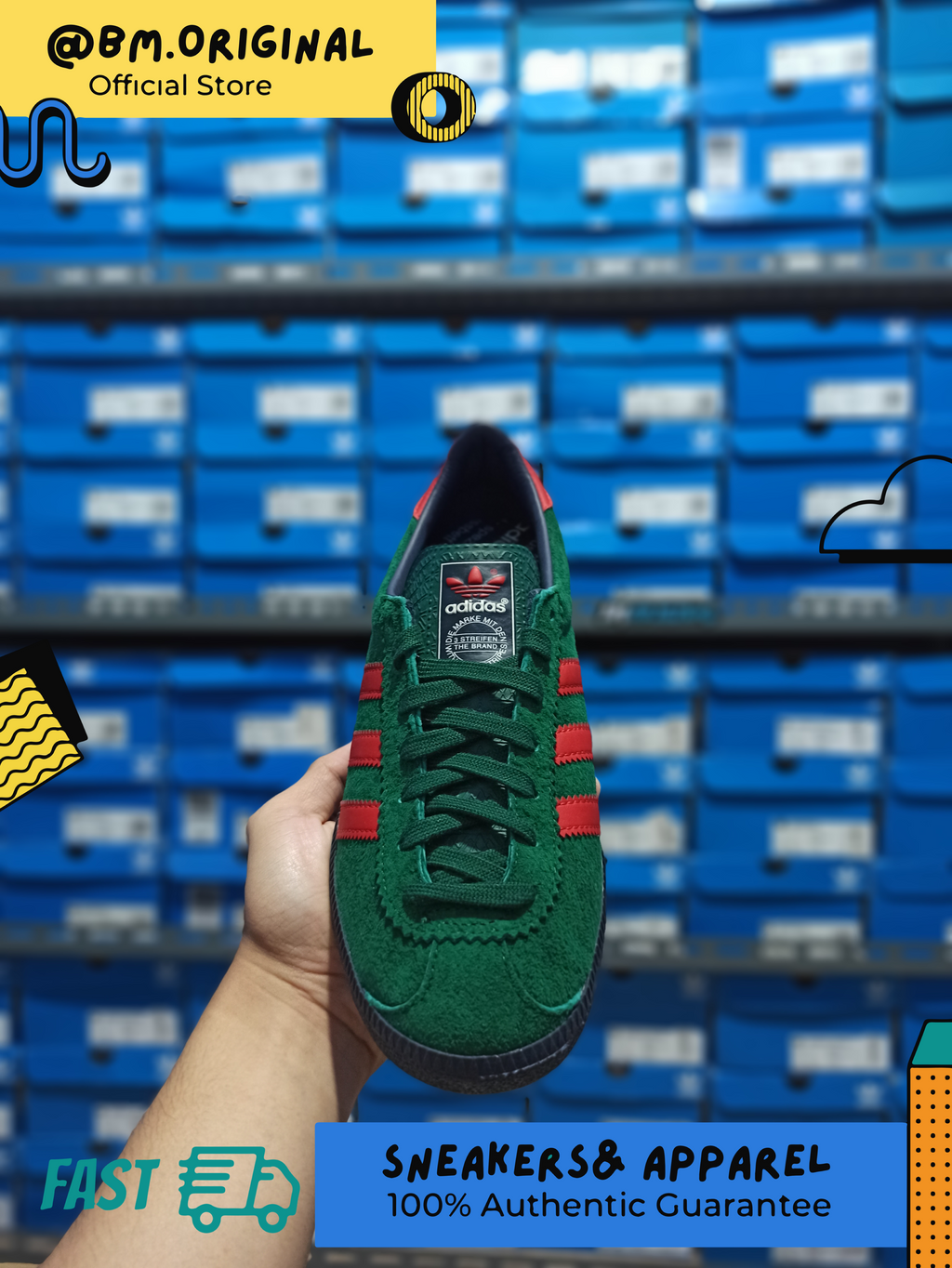 Adidas Blackburn SPZL Collegiate Green ORIGINAL EF1158