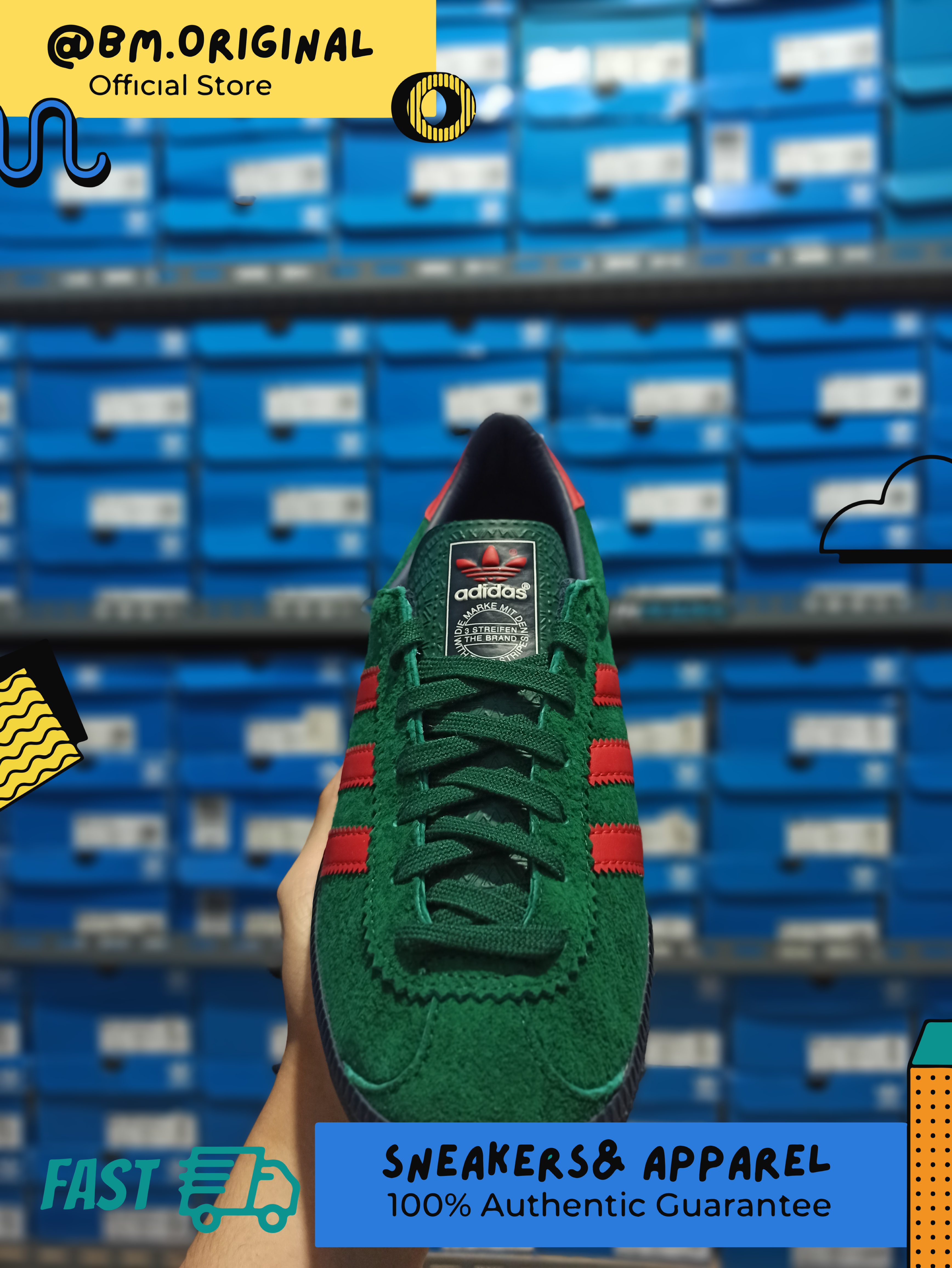 Adidas Blackburn SPZL Collegiate Green ORIGINAL EF1158