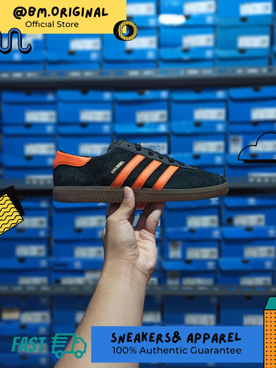 Adidas Brussel City Series Black Orange Gold ORIGINAL EE4915