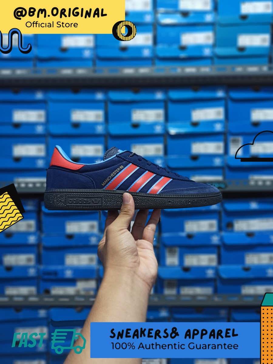 Adidas Manchester 89 SPZL Dark Blue Bright Red ORIGINAL FX1500