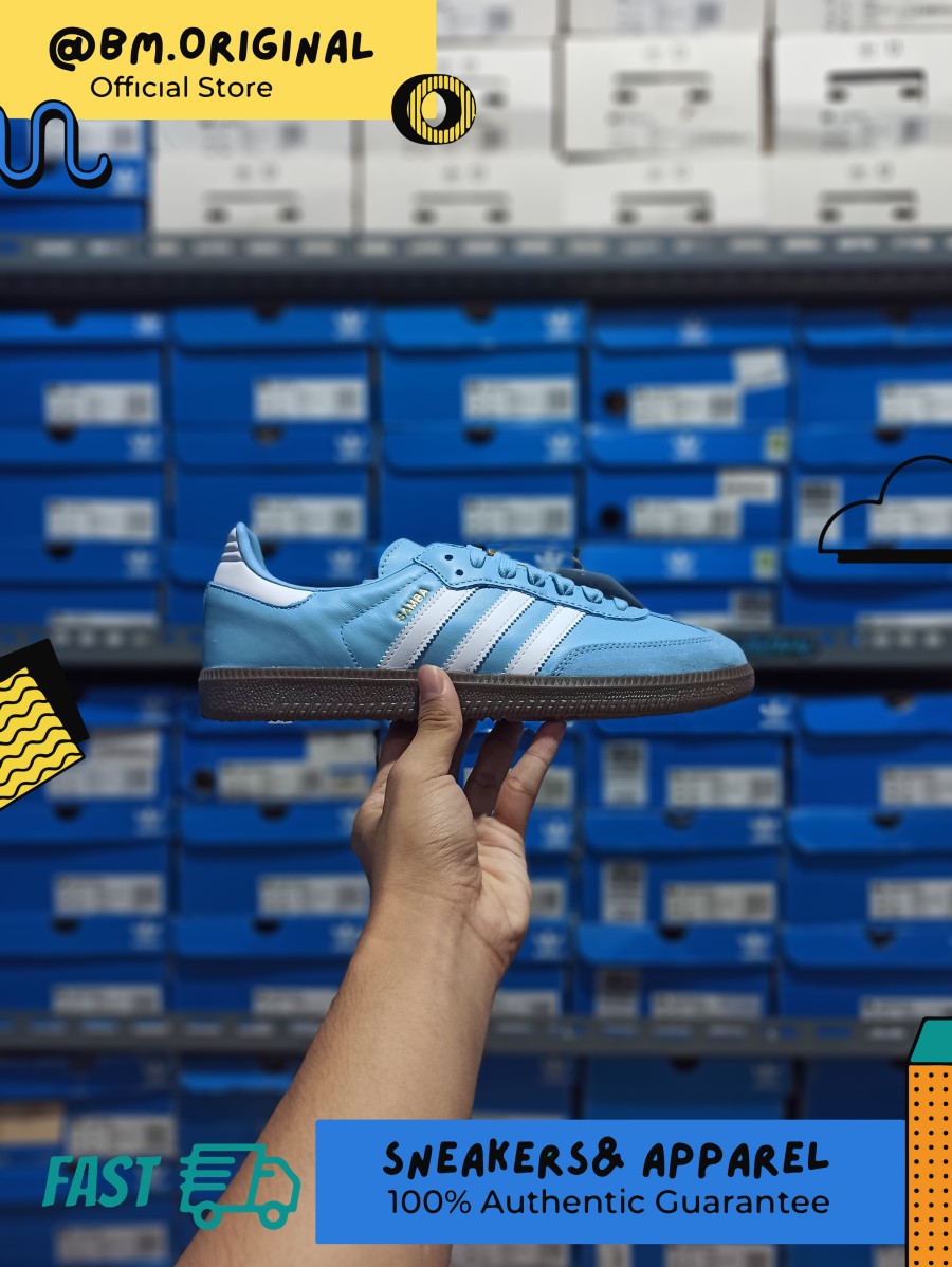 Adidas Samba Argentina Blue White Multicolor ORIGINAL HQ7037
