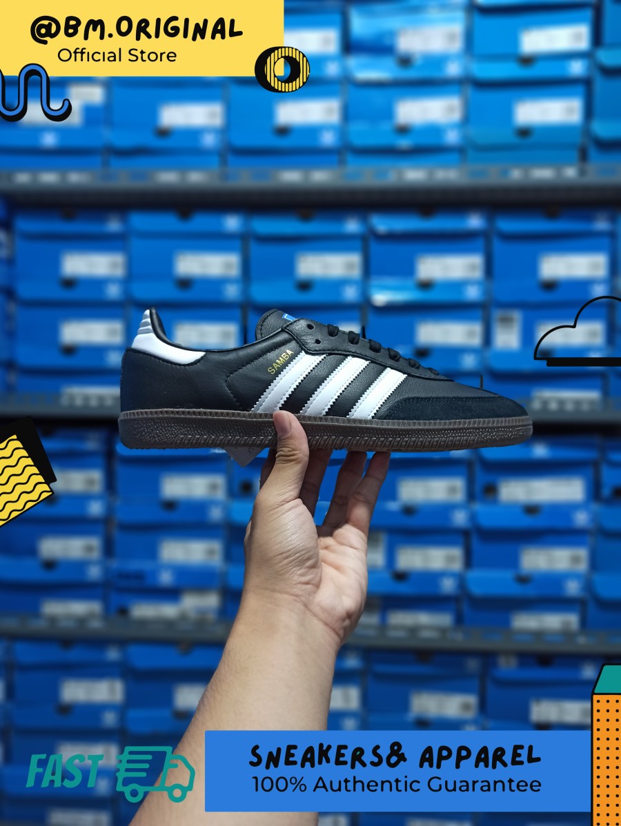 Adidas Samba OG Core Black Cloud White Gum B75807
