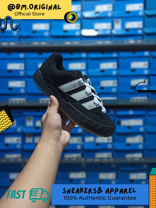 Adidas Adimatic Core Black Crystal White Gum 3 HQ6900