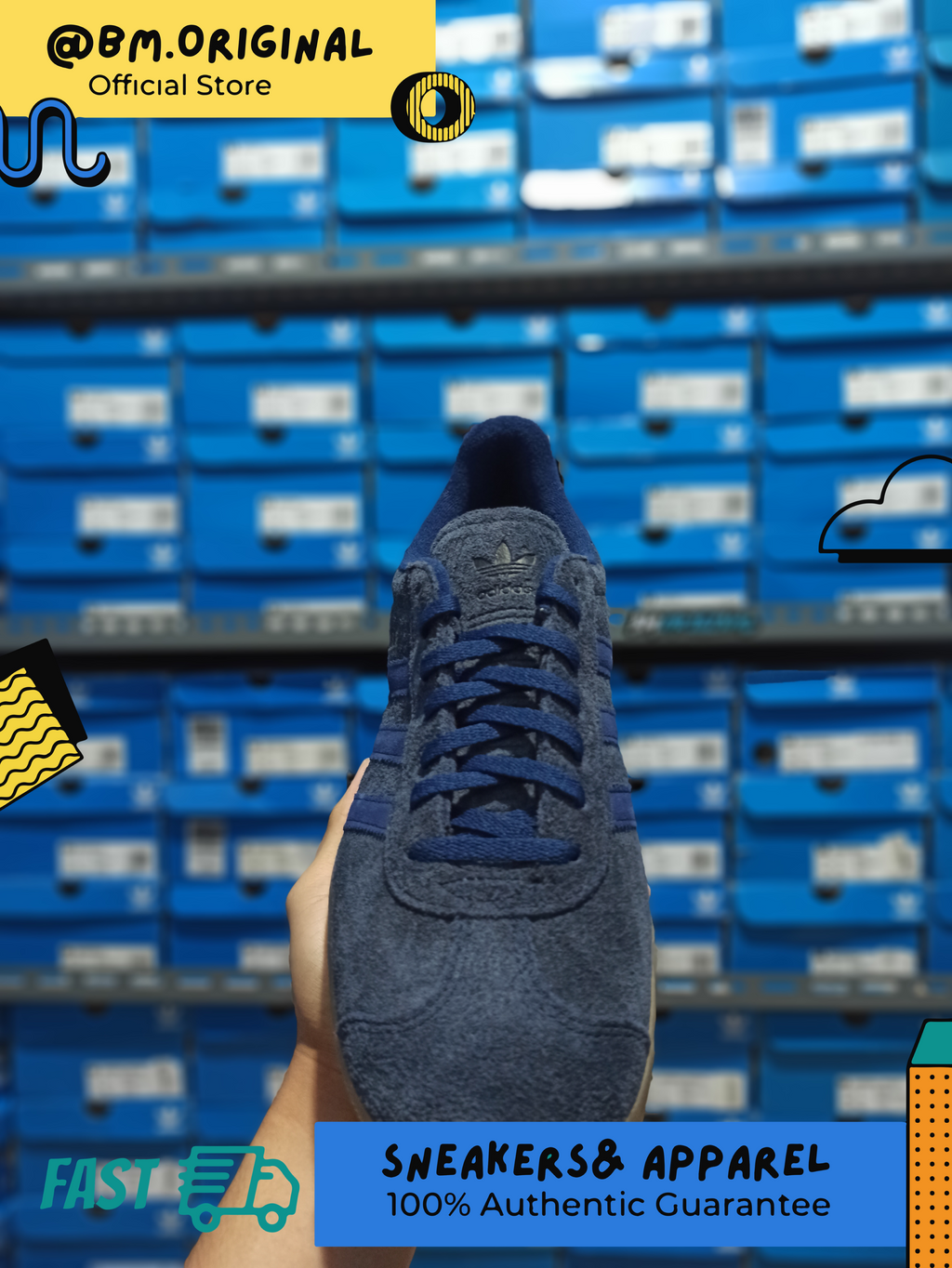 Adidas Gazelle Legend Ink Dark Blue Gumsole GY7369
