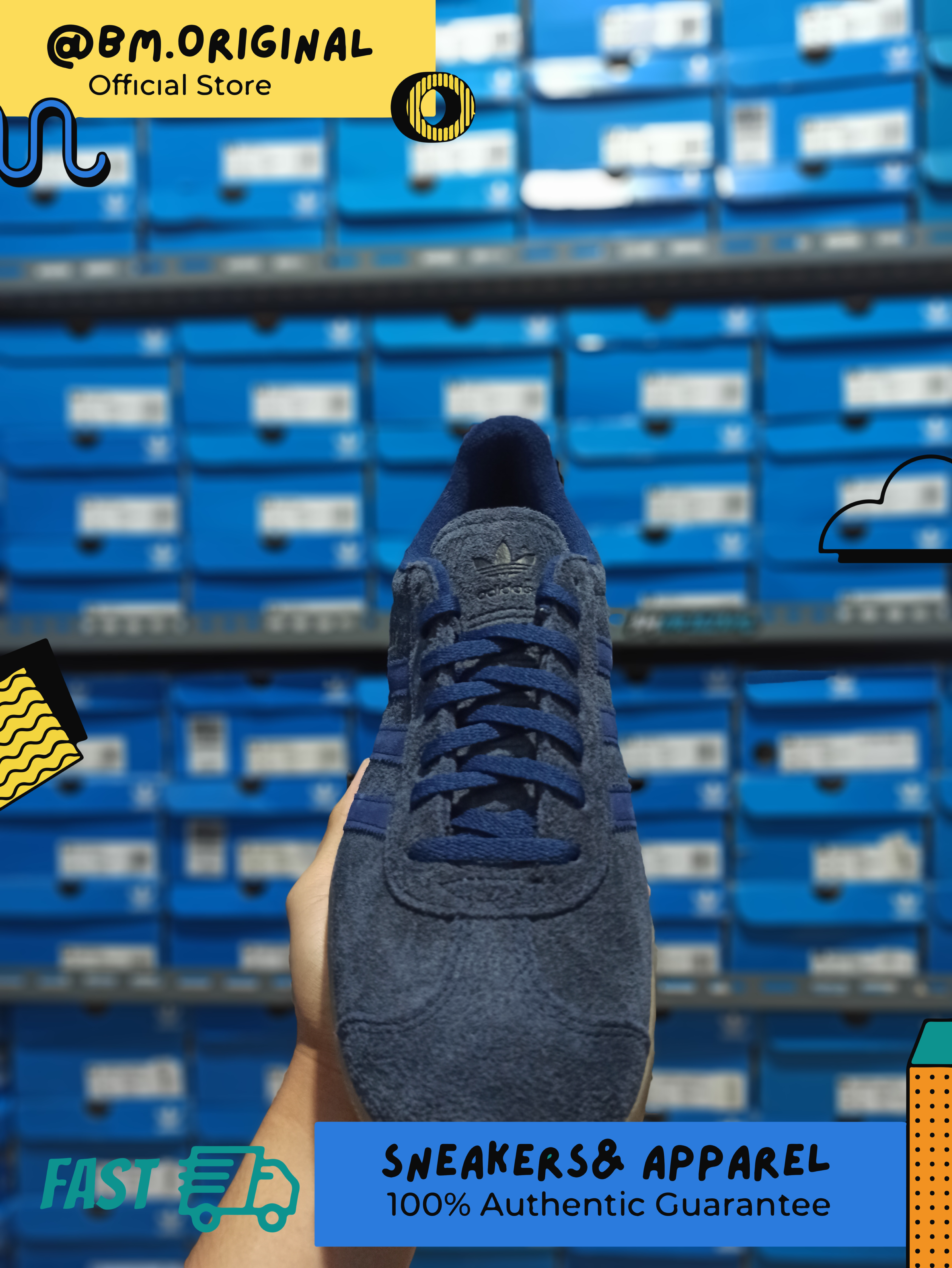 Adidas Gazelle Legend Ink Dark Blue Gumsole GY7369