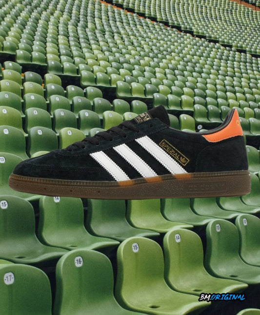 Adidas Spezial Handball Black White Orange Exclusive ORIGINAL