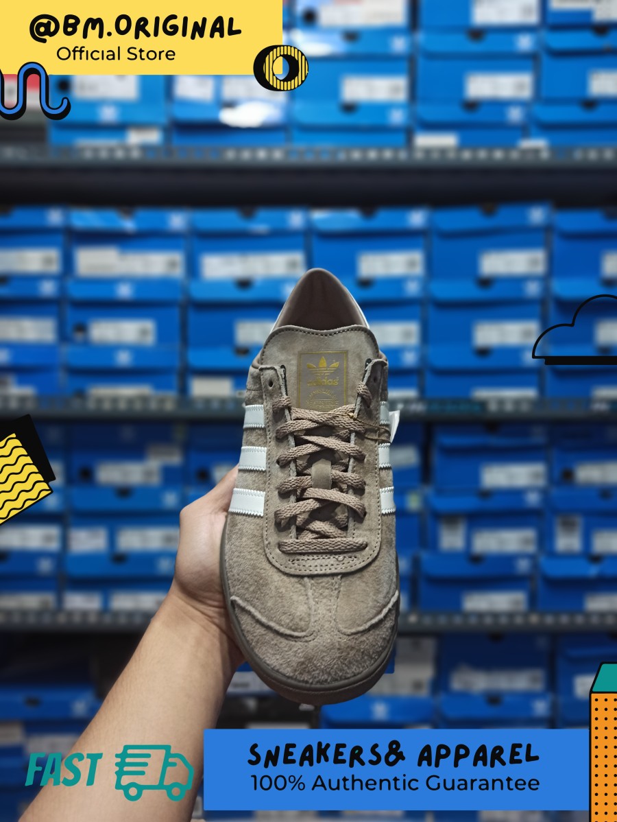 Adidas Hamburg Clear Brown Cream Blacksole ORIGINAL
