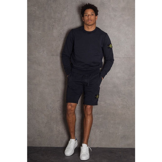 Stone Island Sweatshirt 63051 Dyed Navy Blue ORIGINAL