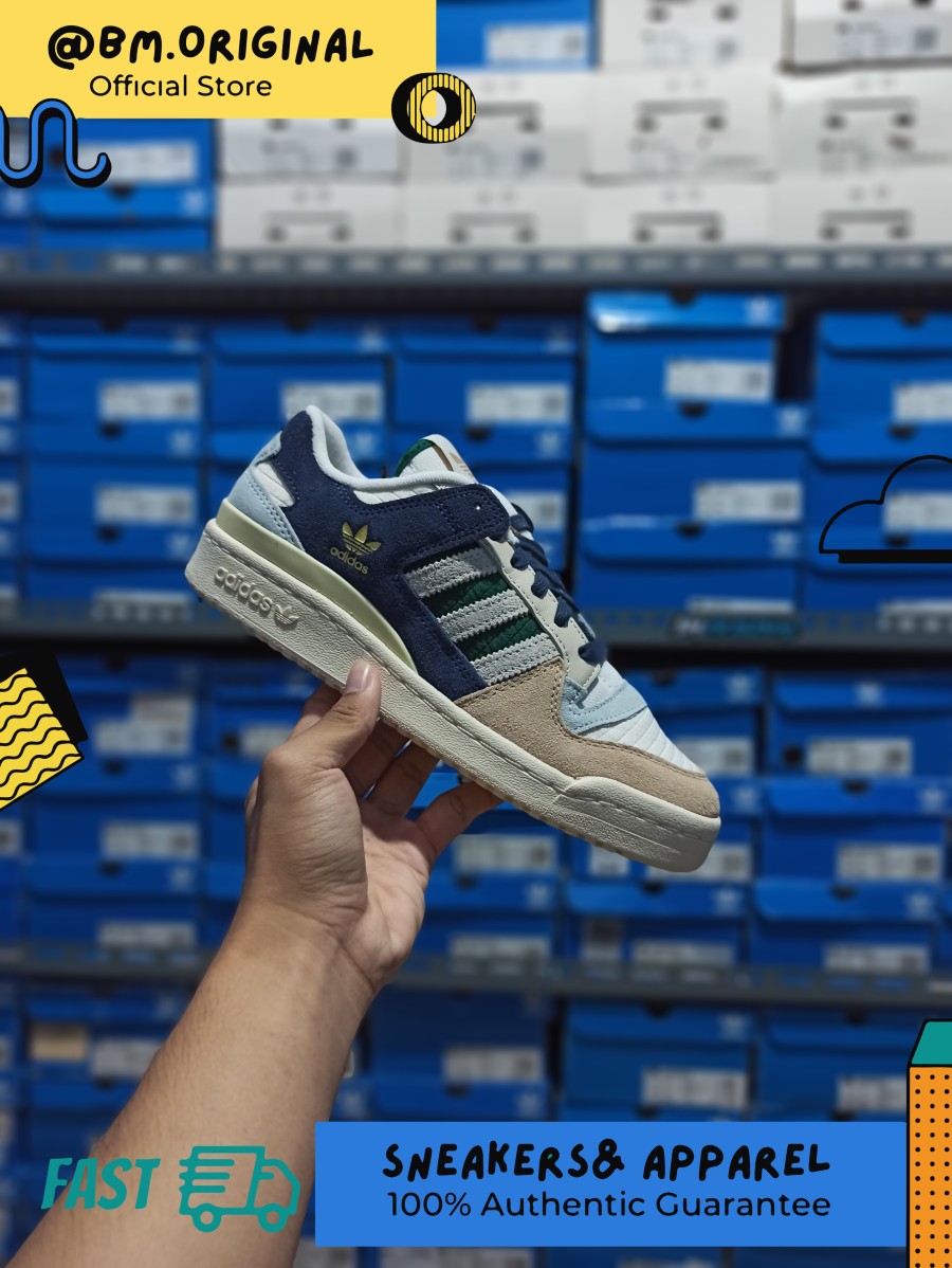 Adidas Forum 84 Low CL White Collegiate Green ORIGINAL GW4332