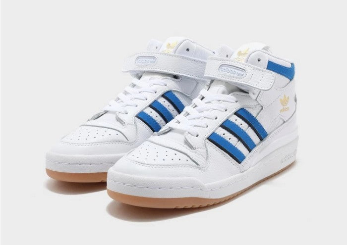 Adidas Forum Mid White Blue Black Gold Gumsole Exclusive