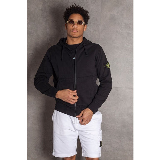 Stone Island 64251 Black Sweatshirt Hooded Garment ORIGINAL