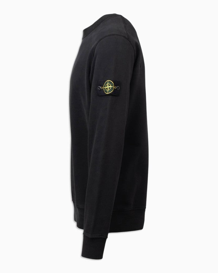 Stone Island Crewneck Black Logo Patchwork ORIGINAL 771563020 V0029