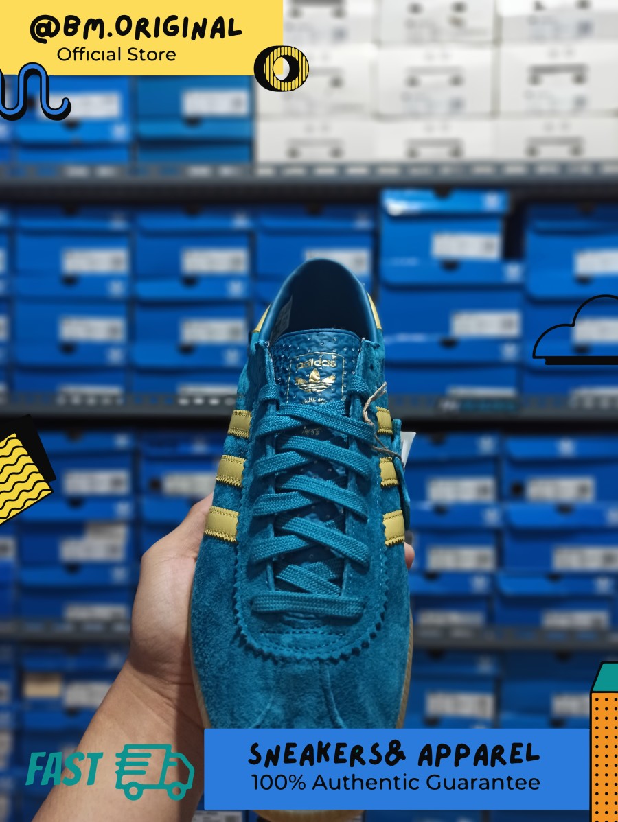 Adidas Bern Blue Gold Exclusive ORIGINAL HR0090