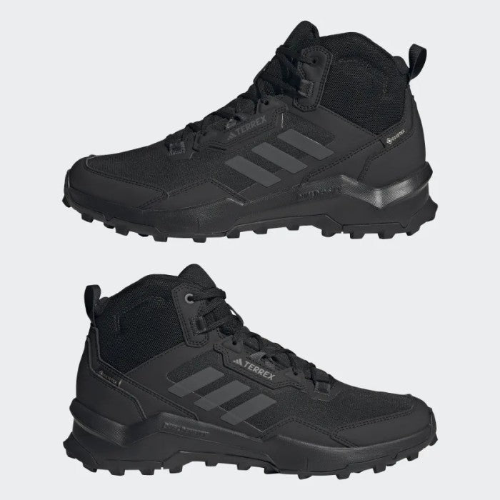 Adidas Terrex AX4 Mid Goretex Hiking Core Black Carbon Grey HP7401