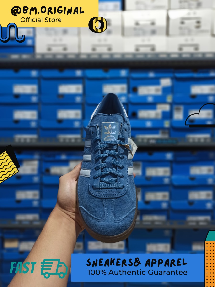 Adidas Hamburg Royal Blue White Exclusive ORIGINAL