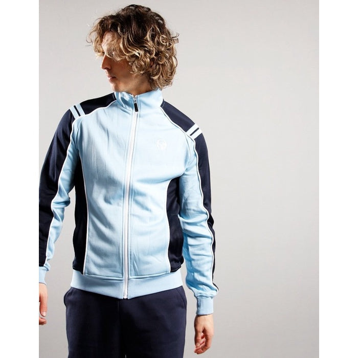 SERGIO TACCHINI ICEBERG TRACK TOP SKYBLUE NAVY WHITE