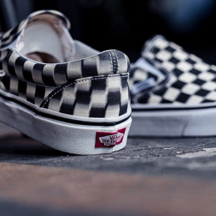 Vans Slip ON Blurr Checkerboard Black / White ORIGINAL